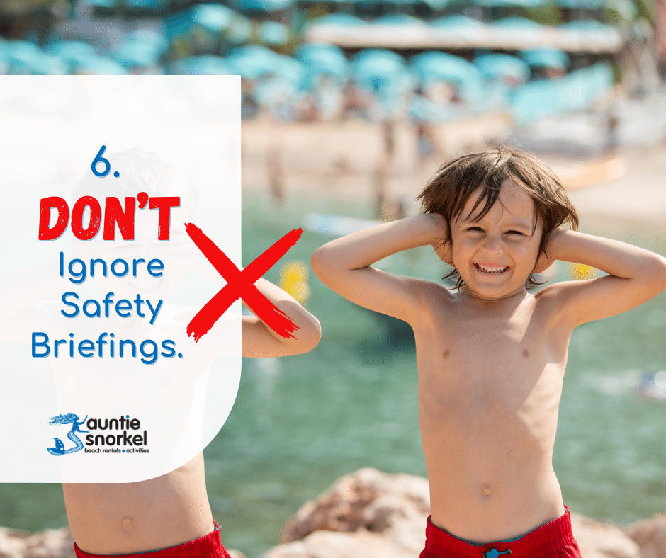 Don't Ignore Safety Briefings