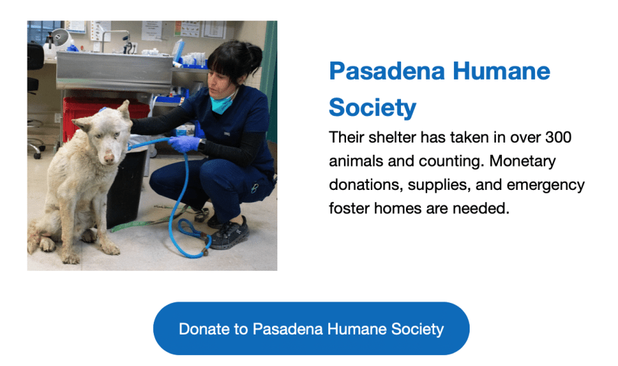 Donate to Pasadena Humane